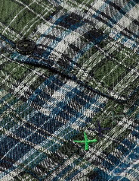 CAMISA PATCHWORK FLANNER RELAXED FIT