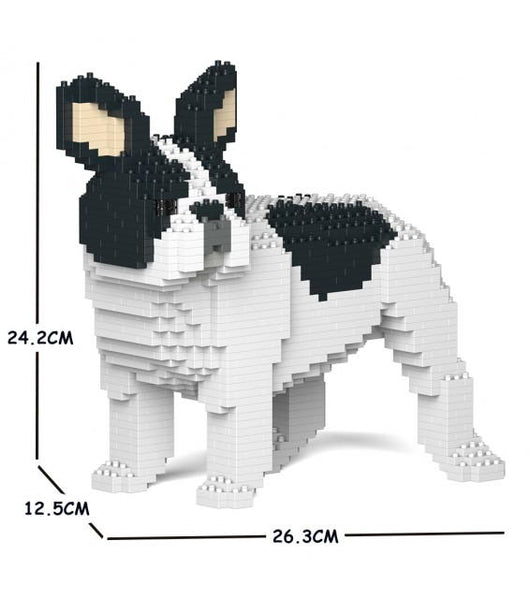 French Bulldog de montar em blocos