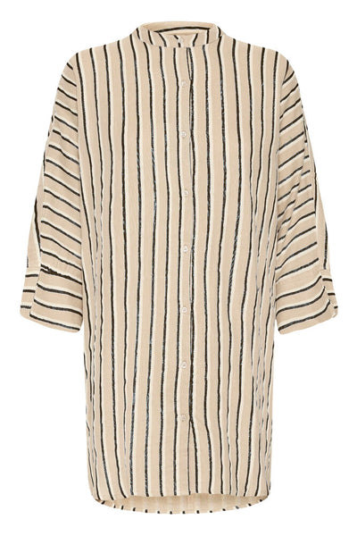 CAMISA IAFOXA 3/4 SH STRIPE