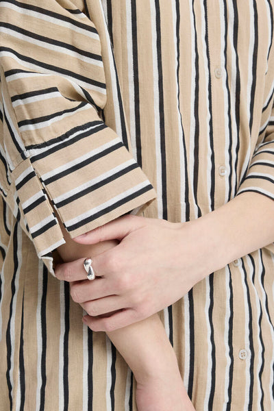 CAMISA IAFOXA 3/4 SH STRIPE