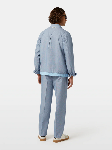 SOBRECAMISA NYLON TRIMMED SEERSUCKER