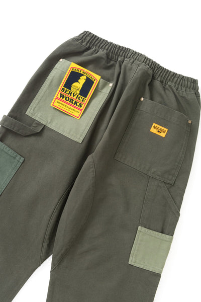 CALÇAS PATCHWORK UTILITY CHEF
