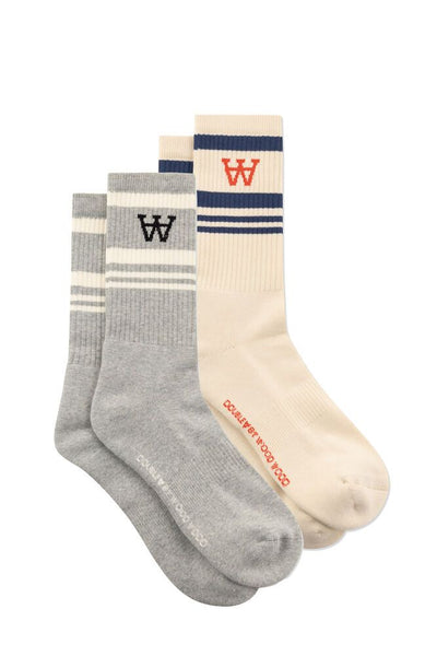 MEIAS WWRyder 2 pack sock BLUE