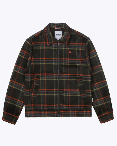 BLUSÃO DONNIE - Worker Jacket Olive-Orange