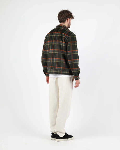 BLUSÃO DONNIE - Worker Jacket Olive-Orange