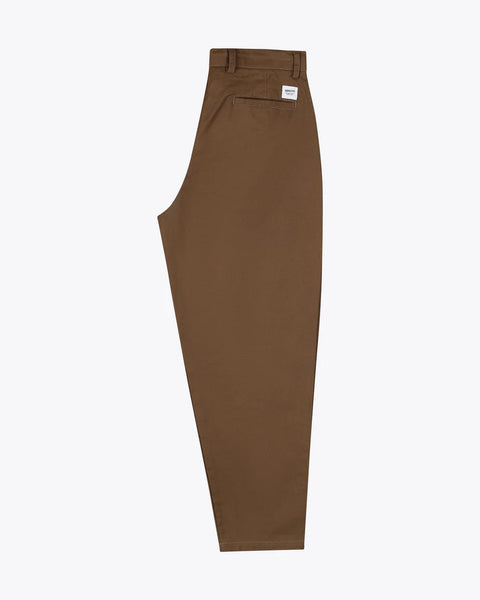 CALÇAS COTTON TWILL PLEATED