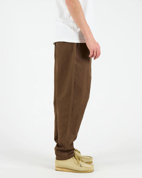 CALÇAS COTTON TWILL PLEATED