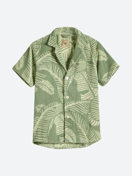 CAMISA OAS BANANA LEAF CUBA TERRY