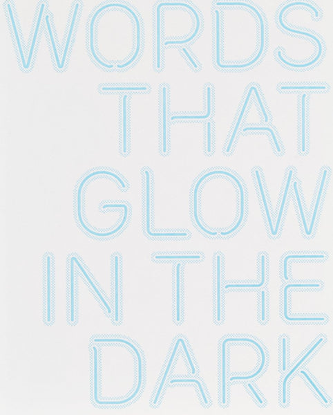 Caderno A6 7 Words That Glow in the Dark