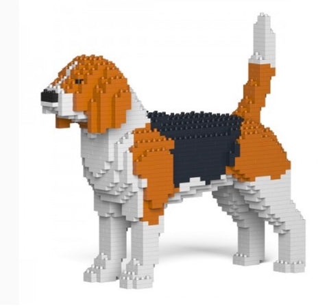 Beagle de montar em blocos